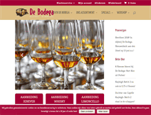 Tablet Screenshot of debodega-vanwijk.nl